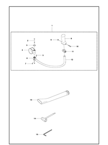 Accessories 2 Diagram and Parts List for  Husqvarna Leaf Blower / Vacuum