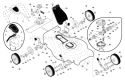 Part Location Diagram of 532406580 Husqvarna Lawn Mower V-Belt