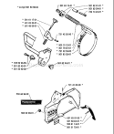 Page C Diagram and Parts List for 1988-08 Husqvarna Chainsaw