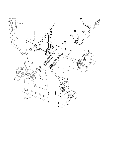 Mower lift Diagram and Parts List for  Husqvarna Lawn Tractor