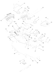 Part Location Diagram of 529107520 Husqvarna WASHER/SPACER