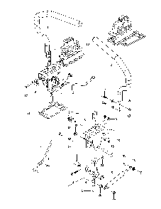 Steering Diagram and Parts List for  Husqvarna Lawn Mower