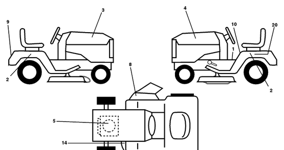 Part Location Diagram of 532160704 Husqvarna Manual Owner's (English)