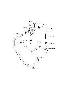 Fuel tank/fuel-valve Diagram and Parts List for  Husqvarna Lawn Tractor