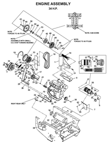 Part Location Diagram of 539106291 Husqvarna Isolator mount, engine