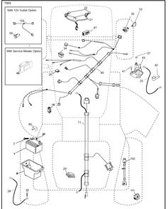 Electrical Diagram and Parts List for (917289620)(2010-05) Husqvarna Lawn Mower