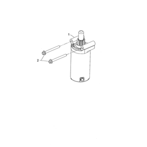 Engine >> Starter Diagram and Parts List for  Husqvarna Lawn Tractor