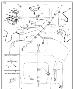 Electrical Diagram and Parts List for (96043014201)(2012-12) Husqvarna Lawn Tractor