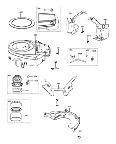 Housing Diagram and Parts List for 40H777-0142-G5 2013-07 Husqvarna Engine