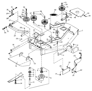 Part Location Diagram of 539108351 Husqvarna STRUT, LEFT