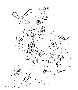 Mower deck Diagram and Parts List for  Husqvarna Lawn Tractor