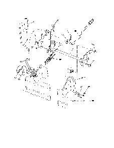 Mower lift Diagram and Parts List for  Husqvarna Lawn Tractor