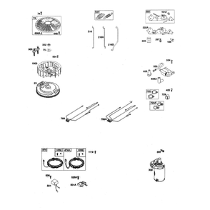 Engine >> Flywheel/Alternator Diagram and Parts List for  Husqvarna Lawn Tractor
