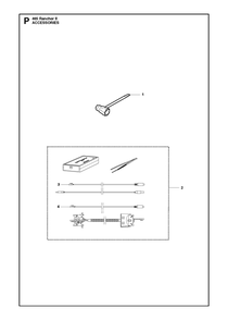 Accessories Diagram and Parts List for  Husqvarna Chainsaw