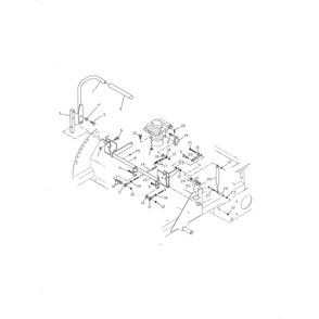 Motion Control Diagram and Parts List for 968999172 Husqvarna Lawn Tractor