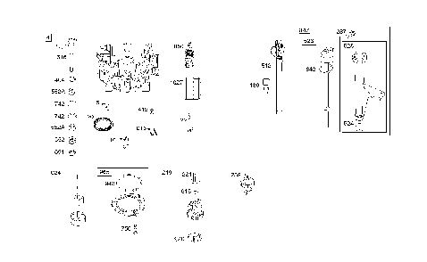 Sump/dipstick/oil fill Diagram and Parts List for  Husqvarna Lawn Mower