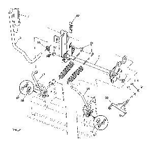Mower lift Diagram and Parts List for  Husqvarna Lawn Tractor