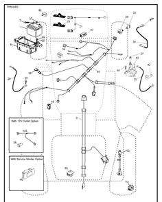 Part Location Diagram of 596133601 Husqvarna Lock Nut