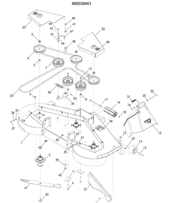 Part Location Diagram of 539114543 Husqvarna V-belt, 161b
