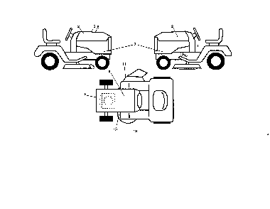 Decals Diagram and Parts List for  Husqvarna Lawn Tractor
