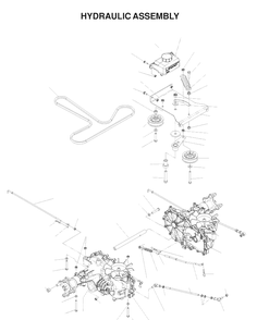 Hydraulic Pump - Motor Diagram and Parts List for (968999374)(2006-02) Husqvarna Lawn Mower