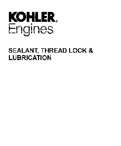 Sealant, thread lock & lubrication Diagram and Parts List for  Husqvarna Lawn Mower