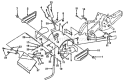 Page D Diagram and Parts List for CRT 50 HRT5A -1990-01 Husqvarna Tiller