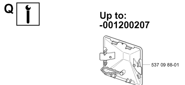 Service Updates Diagram and Parts List for 20031800001-20034400000 Husqvarna Chainsaw