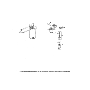 Engine >> Starting Diagram and Parts List for  Husqvarna Lawn Tractor