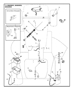 Electrical 2 Diagram and Parts List for  Husqvarna Lawn Tractor
