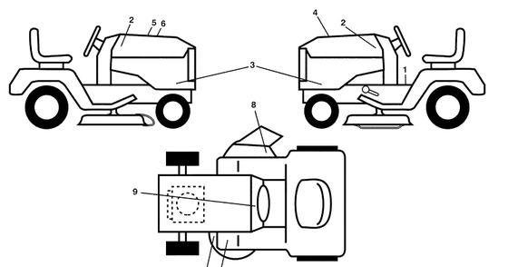 Repair Parts And Decals / Wheels And Tires 2 Diagram and Parts List for (96043006400)(2008-11) Husqvarna Lawn Mower