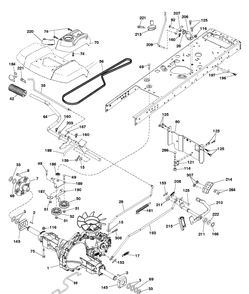 Part Location Diagram of 532420807 Husqvarna V-belt, Drive