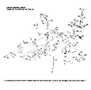 Engine control Diagram and Parts List for  Husqvarna Lawn Tractor
