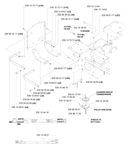 Kohler Engine Assembly Diagram and Parts List for IZ5223 (968999258)(2005-03) Husqvarna Lawn Mower