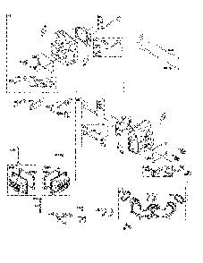 Cylinder head/intake manifold Diagram and Parts List for  Husqvarna Lawn Tractor