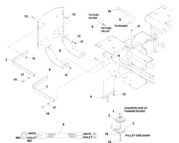 Kohler Engine Assembly Diagram and Parts List for IZ5223KAA (968999208) (033600000 and Up)(2004-09) Husqvarna Lawn Mower