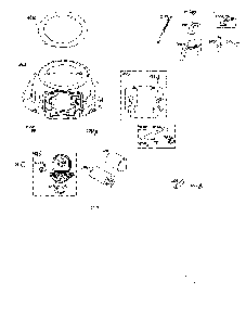 Blower housing/air cleaner Diagram and Parts List for  Husqvarna Lawn Tractor
