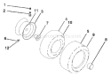 Page J Diagram and Parts List for GTH  96023000300 -2005-05 Husqvarna Lawn Tractor