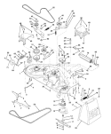 Part Location Diagram of 532138457 Husqvarna Bracket Asm., Sway Bar