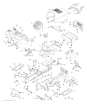 Page A Diagram and Parts List for GT 2254 96025000201 -2005-05 Husqvarna Lawn Tractor