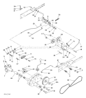 Page F Diagram and Parts List for GT 2254 96025000201 -2005-05 Husqvarna Lawn Tractor