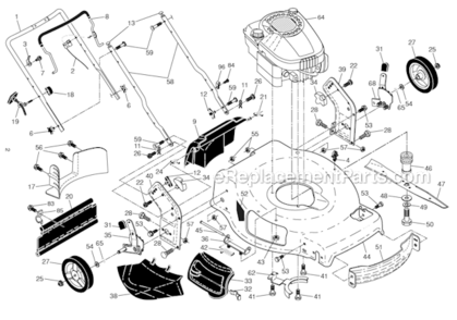 Part Location Diagram of 532420939 Husqvarna Control Cable