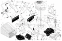 Part Location Diagram of 581238901 Husqvarna Front Baffle