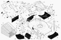 Part Location Diagram of 532437131 Husqvarna Baffle