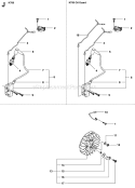 Page J Diagram and Parts List for  Husqvarna Concrete Saw