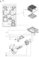 Page L Diagram and Parts List for  Husqvarna Concrete Saw