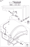 Page N Diagram and Parts List for  Husqvarna Concrete Saw