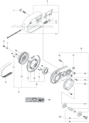 Page A Diagram and Parts List for  Husqvarna Concrete Saw