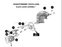 Page B Diagram and Parts List for LE 389 1996-11 Husqvarna Edger