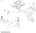 Engine Diagram and Parts List for 96045001503 Husqvarna Lawn Tractor
